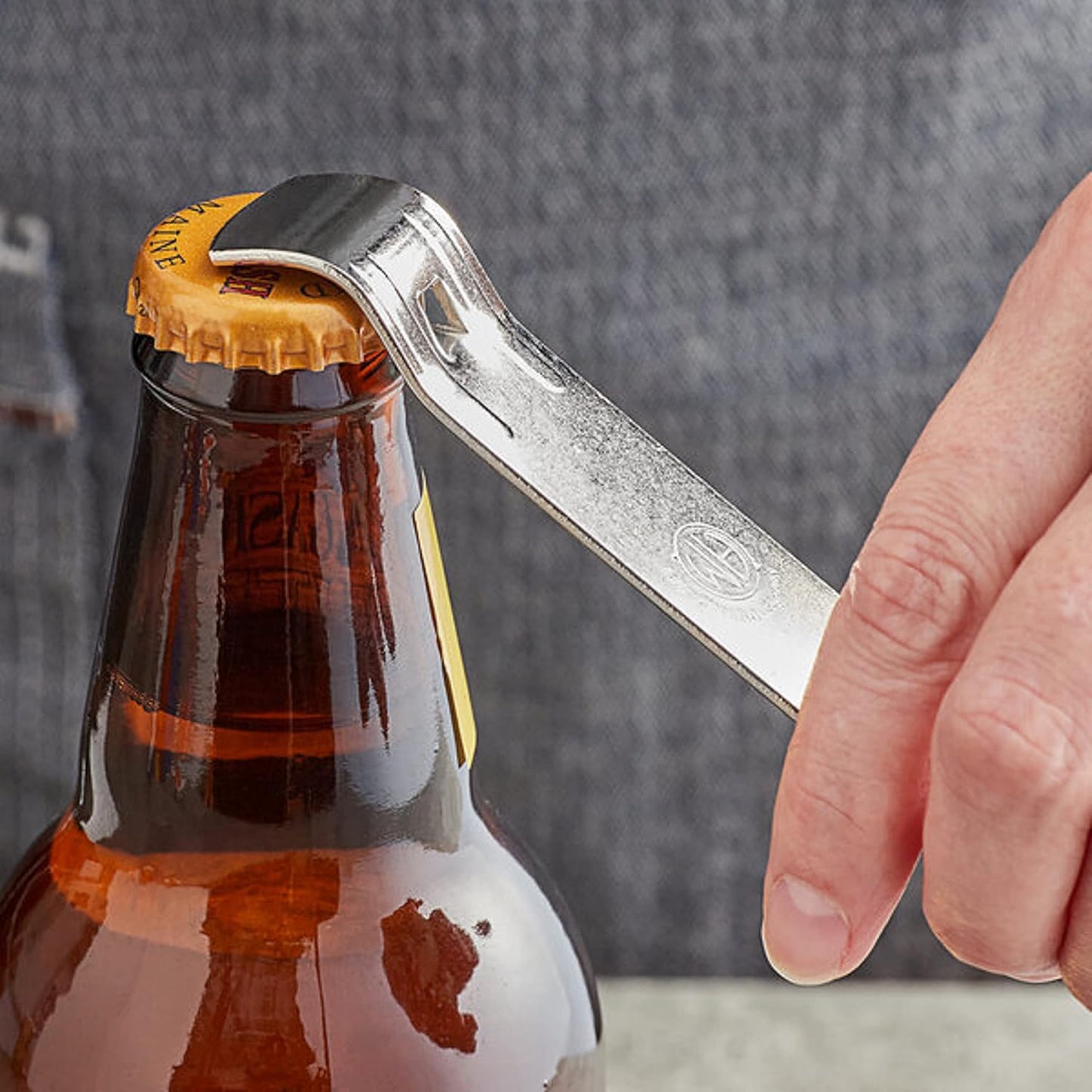 4-1/4" Stainless Steel Heavy-Duty Can Opener Set of 3- Can Punch Bottle Opener Bottle & Can Opener Classic Beer Opener Compact Size Beverage Bottle Opener for Kitchen Bar or Restaurant
