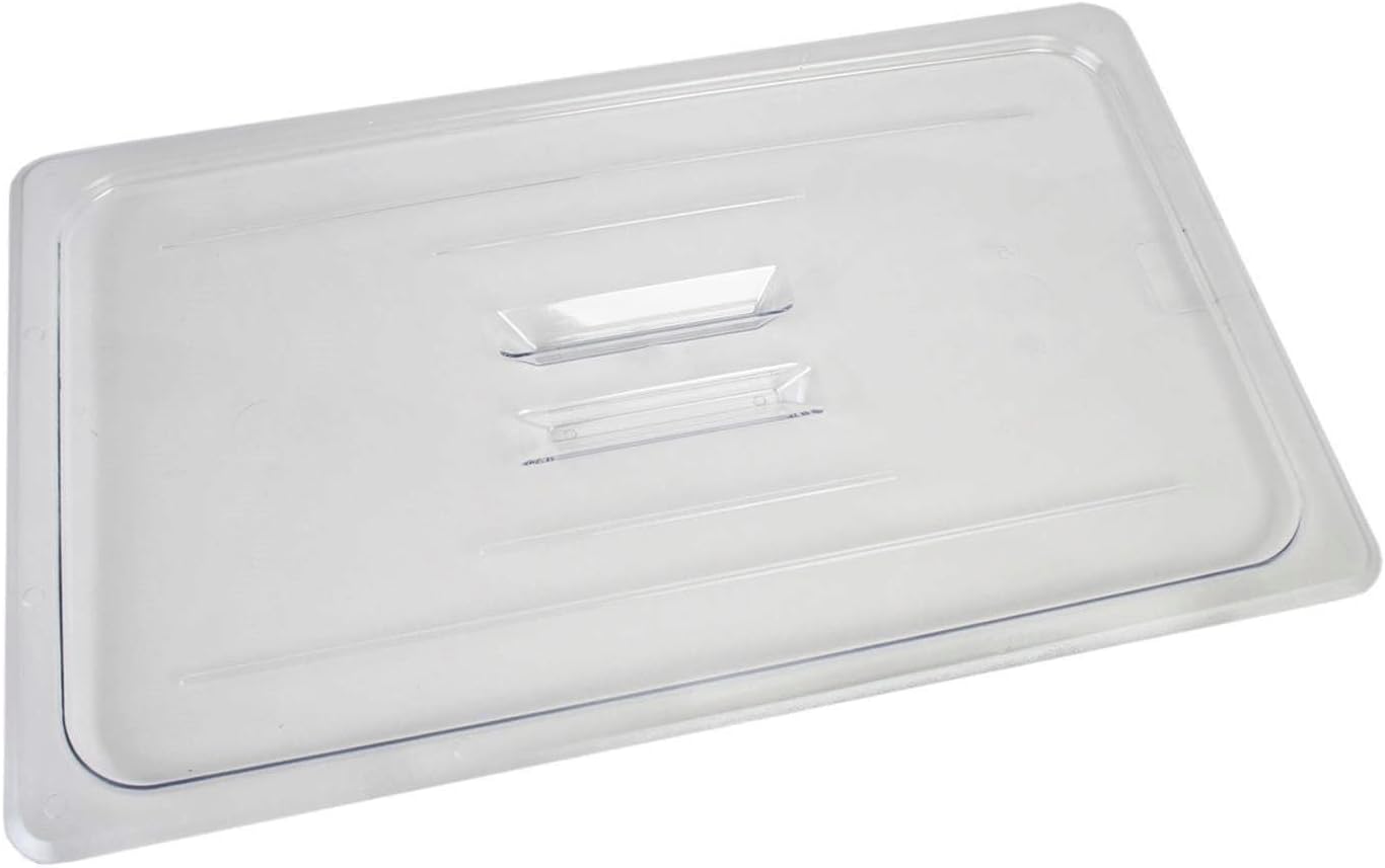 Solid Polycarbonate Food Pan Lid - Food Storage Container Cover Restaurant Commercial Hotel Pans Cover for Food Prep Fruits Vegetables Beans Corns