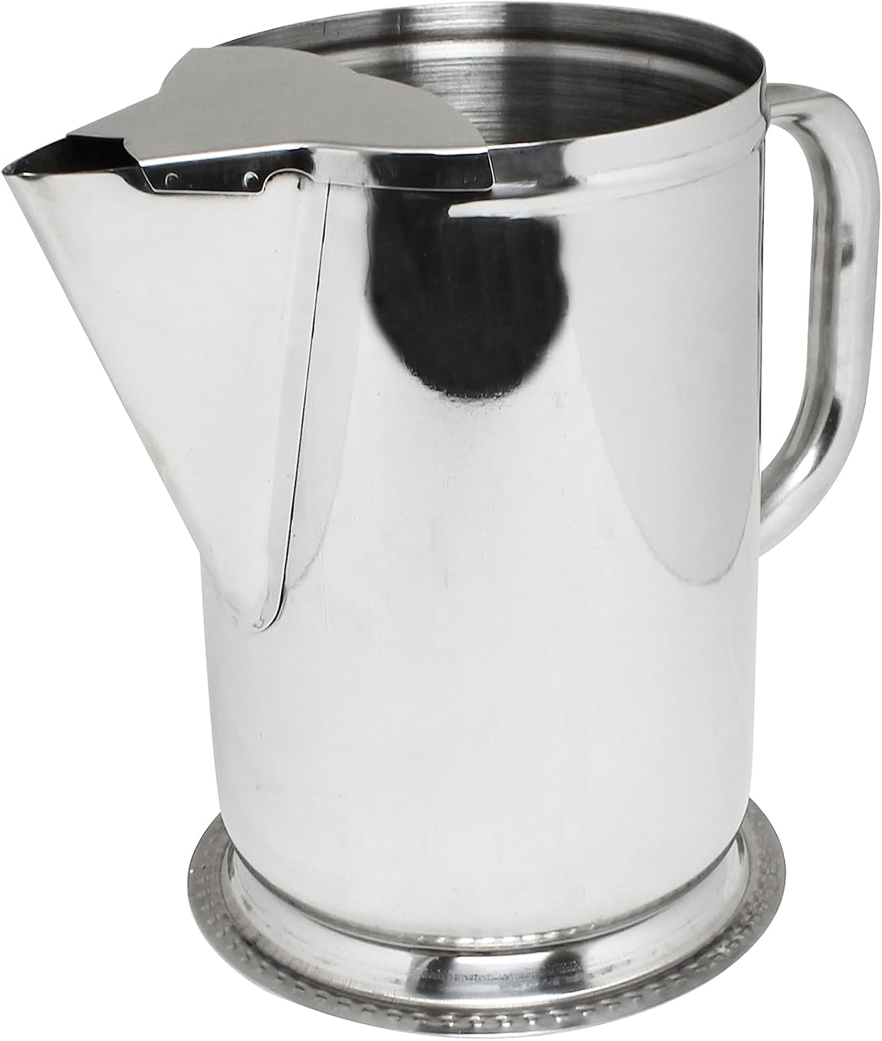 Stainless Steel Pitcher with Ice Guard- Carafe Pitcher for Water Iced Tea Juice Beverage Milk Cold Brew Drinks Perfect for Home Kitchen Restaurants