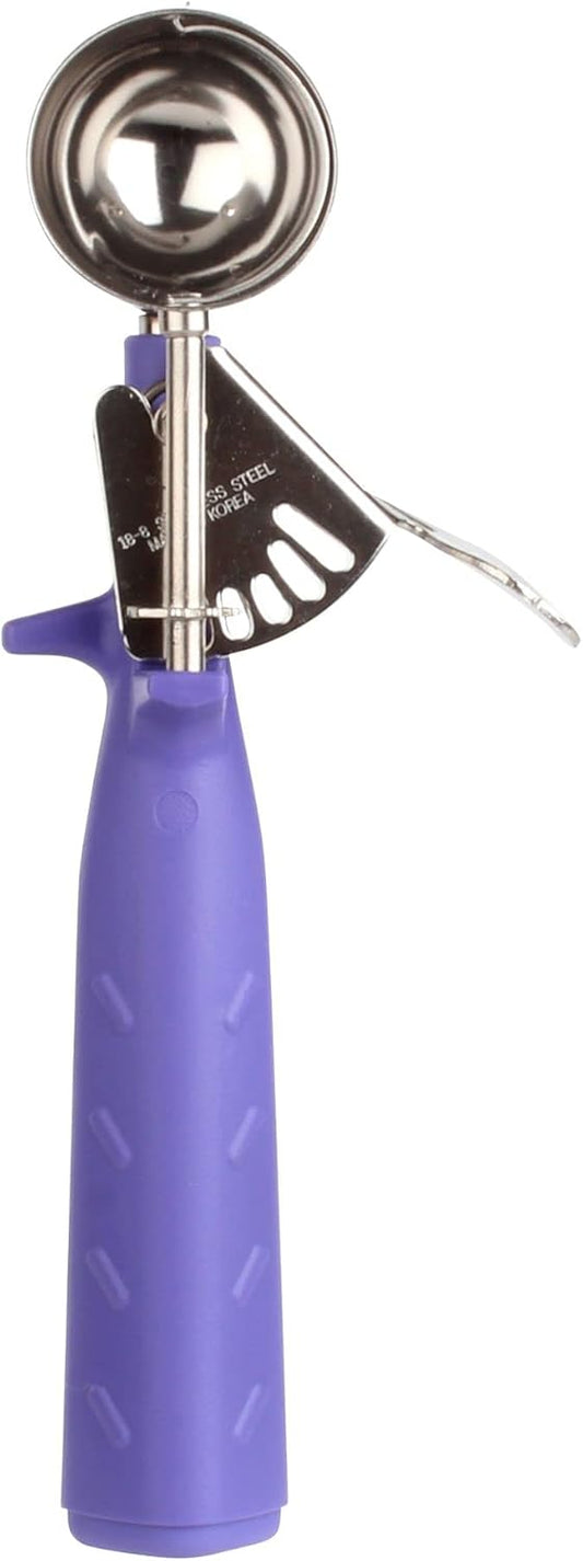 Disher Stainless Steel with Triangle Handle - Cookie Scooper for Baking Cookie Scoops For Portion Control Scoop Cupcake Batter Ice Cream Frozen Yogurt Gelatos