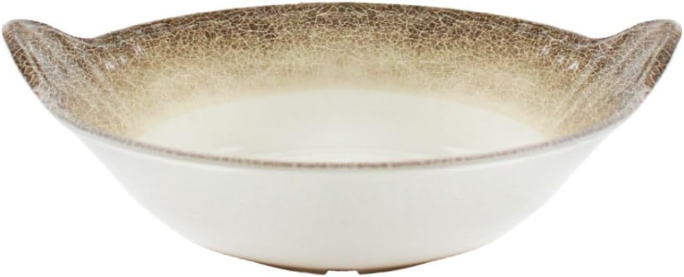 Serving Bowl Melamine - Dishwasher Safe Break-Resistant Dinnerware Serving Bowl Soup Bowl for Salads Rice Pasta Dessert Side Home Kitchen Restaurants