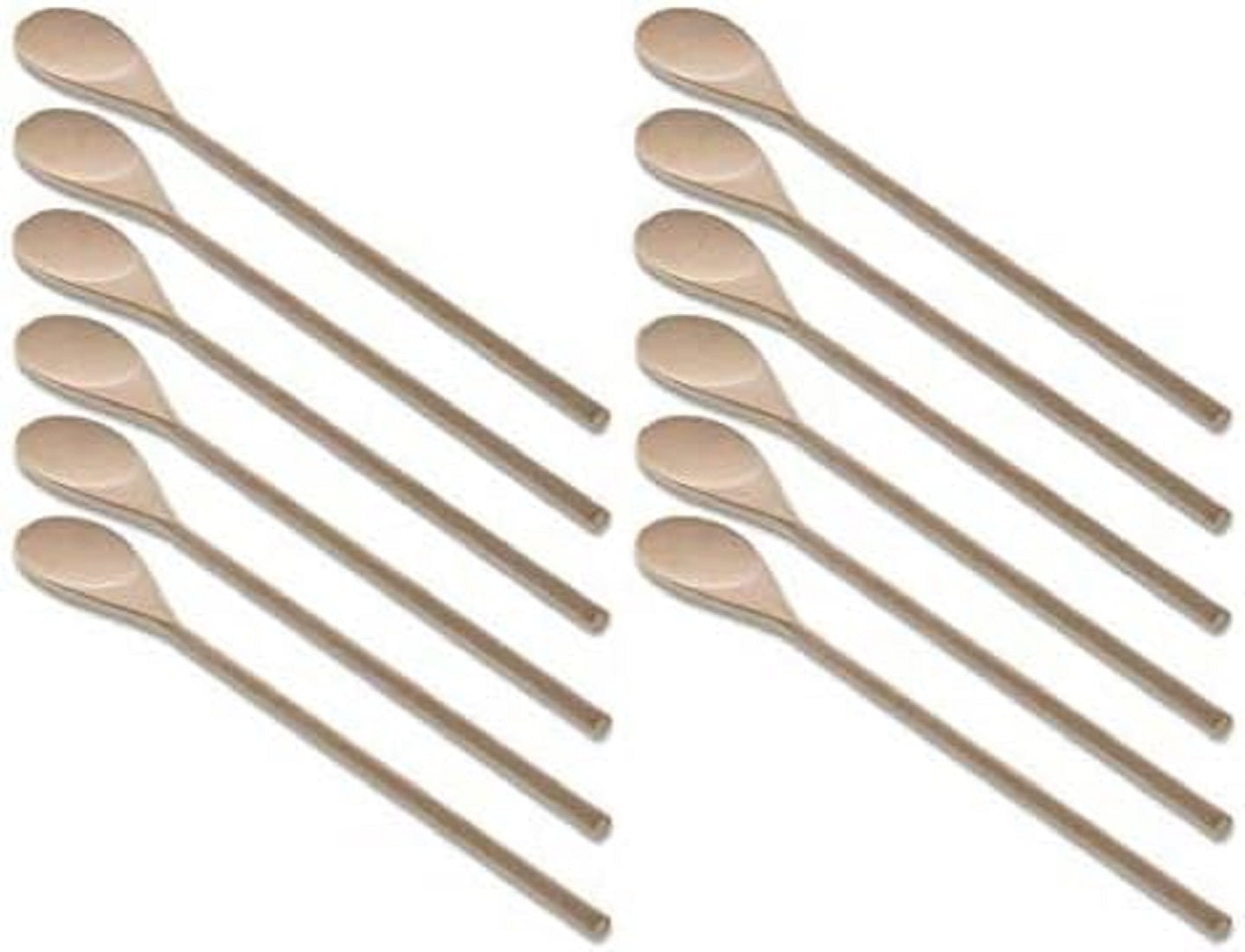 Classic Wooden Cooking Spoon Utensils Birchwood - Wooden Spoon Sets Wood Spoon Nonstick Utensil Comfort Grip Wood Spoons for Mixing Stirring Cooking