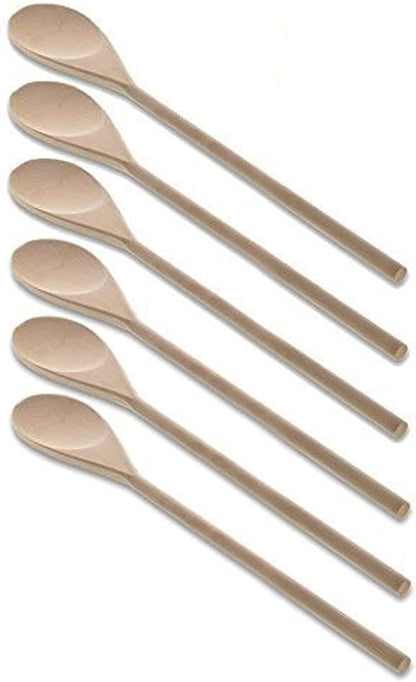 Classic Wooden Cooking Spoon Utensils Birchwood - Wooden Spoon Sets Wood Spoon Nonstick Utensil Comfort Grip Wood Spoons for Mixing Stirring Cooking