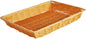 Rectangular Hand-Woven Bread Basket Natural Color - Restaurant Woven Food Serving Basket for Fruit Bread Serving Decorative Baskets Perfect for Cafe Home Restaurants