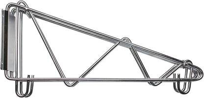 Double Shelf Support Direct Wall Bracket - Shelves Support Wire Shelf Bracket for Pantry Kitchen Home Wire Shelf Bracket Wire Storage Racks Wall Mount Shelf