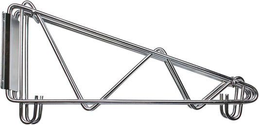Double Shelf Support Direct Wall Bracket - Shelves Support Wire Shelf Bracket for Pantry Kitchen Home Wire Shelf Bracket Wire Storage Racks Wall Mount Shelf