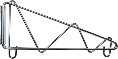 Double Shelf Support Direct Wall Bracket - Shelves Support Wire Shelf Bracket for Pantry Kitchen Home Wire Shelf Bracket Wire Storage Racks Wall Mount Shelf