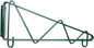 Double Shelf Support Direct Wall Bracket - Shelves Support Wire Shelf Bracket for Pantry Kitchen Home Wire Shelf Bracket Wire Storage Racks Wall Mount Shelf