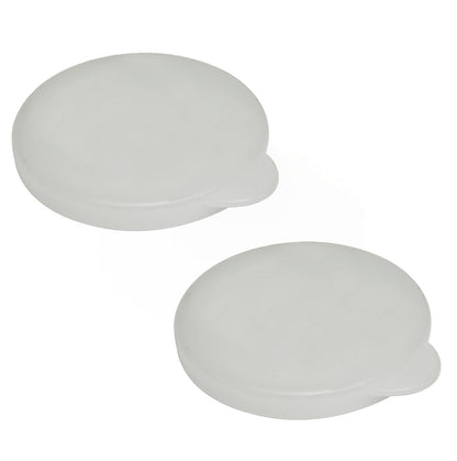 Polypropylene Snap Lid for 17 oz or 34 oz Traditional Carafe Set of 2 - Carafe Juice Containers Plastic Pitcher lid for Water Iced Tea Juice Lemonade Milk Cold Brew and Mimosa Bar