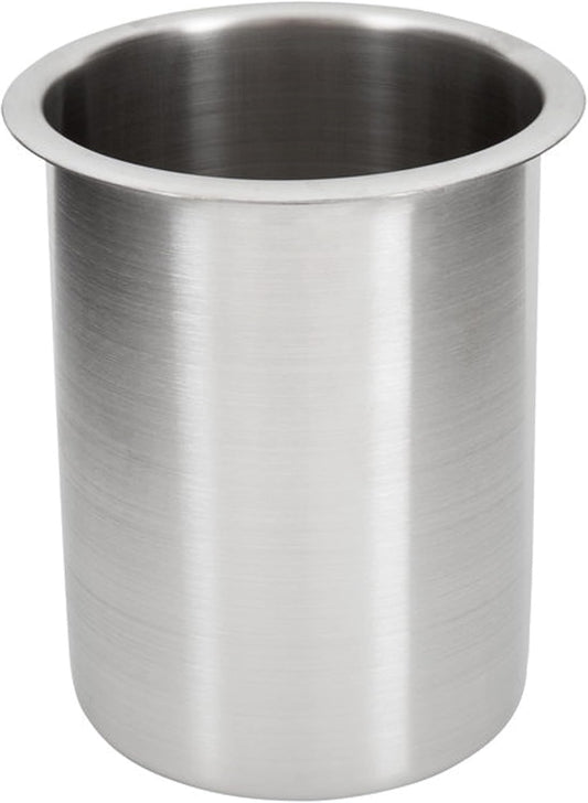 Stainless Steel Bain Marie Pot - for Sauces Warmer and Soup Chafer Soup Pot Soup Station Applicable to Restaurant Catering Buffet Parties Banquets Commercial Use
