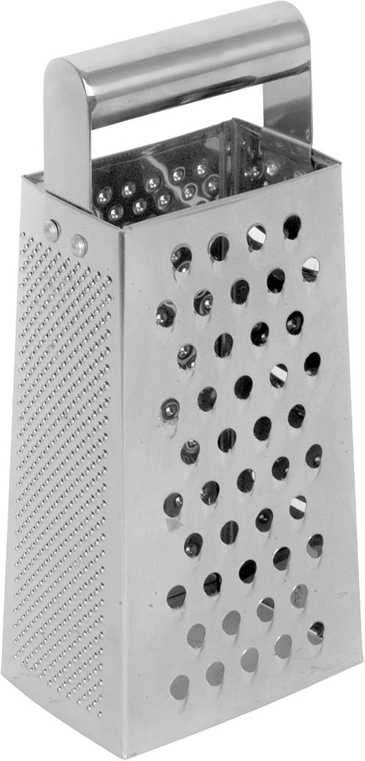 4-Sided Grater Stainless Steel - Cheese Grater Box Grater Vegetable Slicer Food Shredder Cheese and Spice Graters with Handle for Vegetables Ginger Potatoes
