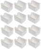 Set of 12 Sugar Packet Holder Plastic - Sugar Caddy Holder for Sweetener Packets Organizer Caddy for Coffee Bar Tea Bag Organizer for Table Restaurant Hotel