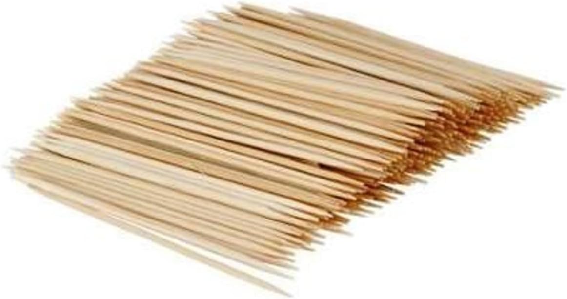 2-1/2" Round Bamboo Toothpicks Pack of 3000 - Fruit Toothpicks Bamboo Cocktail Picks Bamboo Toothpicks for Appetizers Fruit Cake Dessert Barbecue Snacks Sandwiches