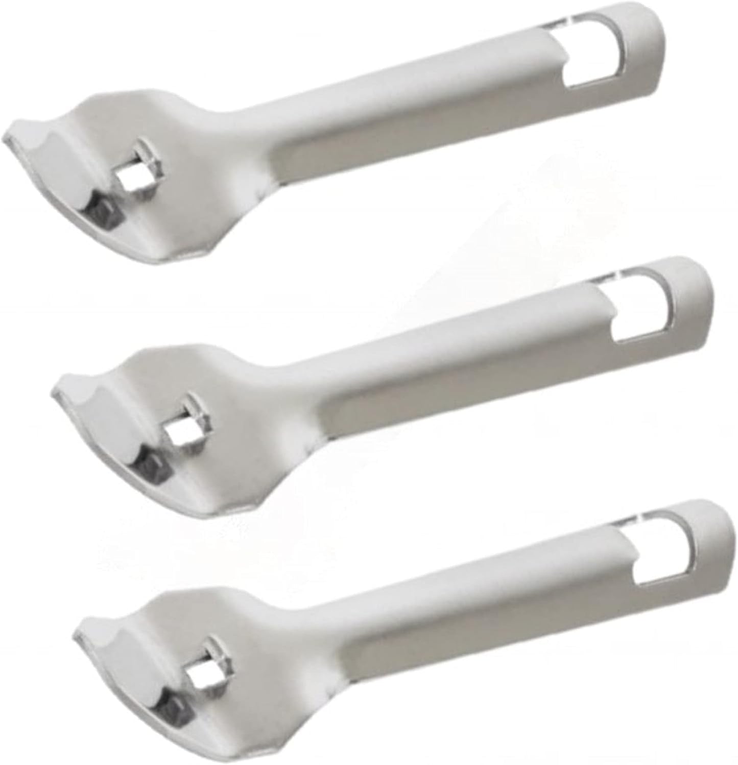 7" Punch Can/Bottle Opener Stainless Steel Set of 3 - Can Punch Bottle Opener Bottle & Can Opener Classic Beer Opener Compact Size Beverage Bottle Opener for Kitchen Bar or Restaurant