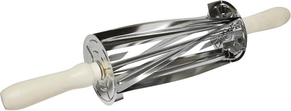 Stainless Steel Croissant Dough Cutter with Plastic Handle 8-1/4" x 3-3/4" x 3-3/4" - Pastry Cutter Dough Cutter Perfect Shaped Pastry Dough for Croissants Dishwasher Safe