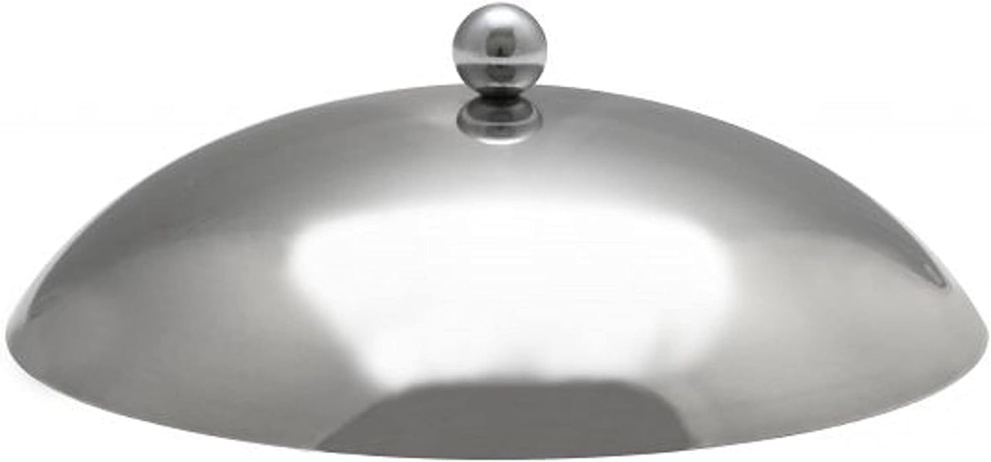 Stainless Steel Wok & Cover - Wok Cheese Melting Dome for Griddle Wok Stir Fry Pans Cover for Kitchen Home Restaurant