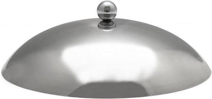 Stainless Steel Wok & Cover - Wok Cheese Melting Dome for Griddle Wok Stir Fry Pans Cover for Kitchen Home Restaurant