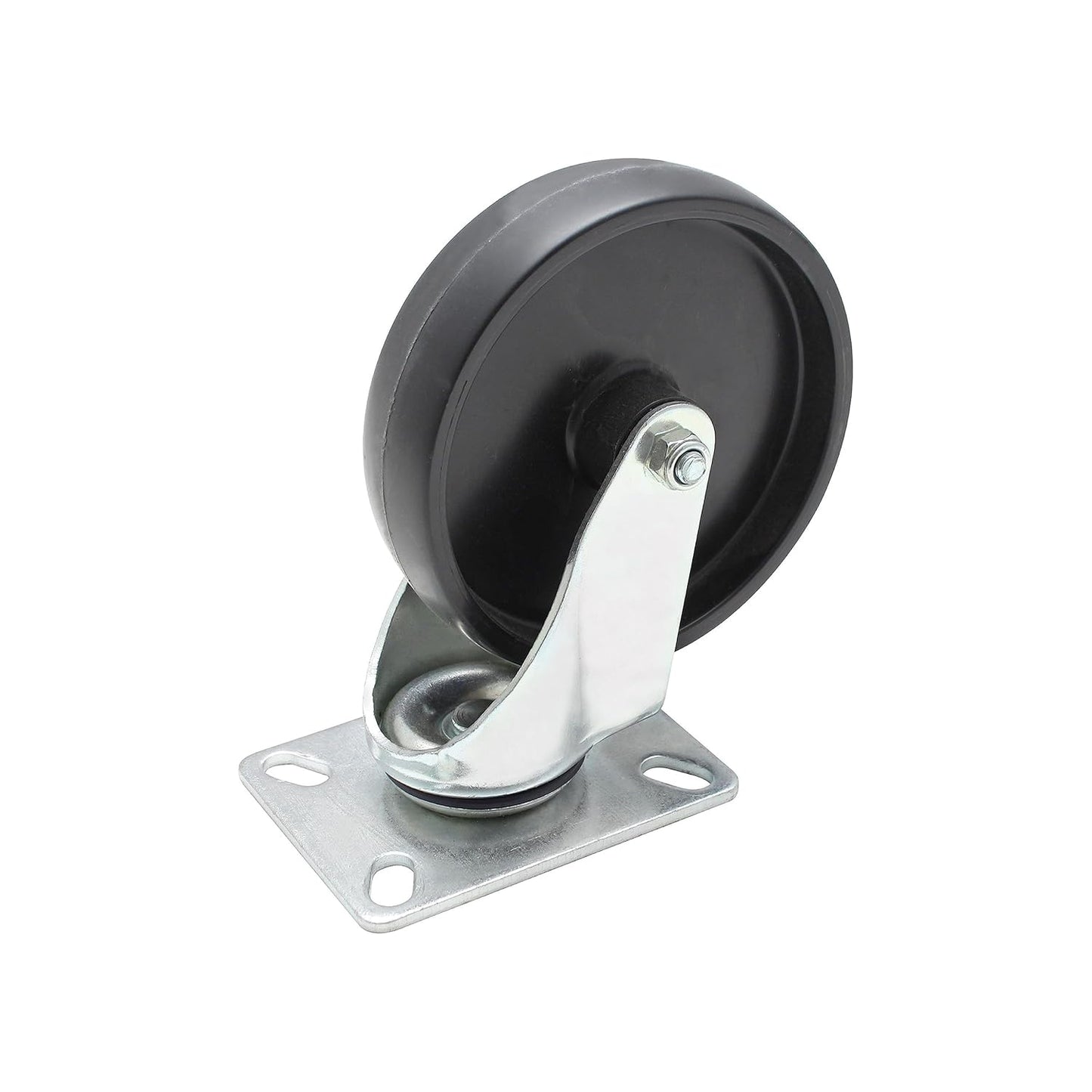 5” Rubber Swivel Caster Replacement for Sheet Pan Truck - Swivel Caster Wheel Sheet Pan Truck Rubber Base Heavy Duty Home Commercial Kitchen Bakery