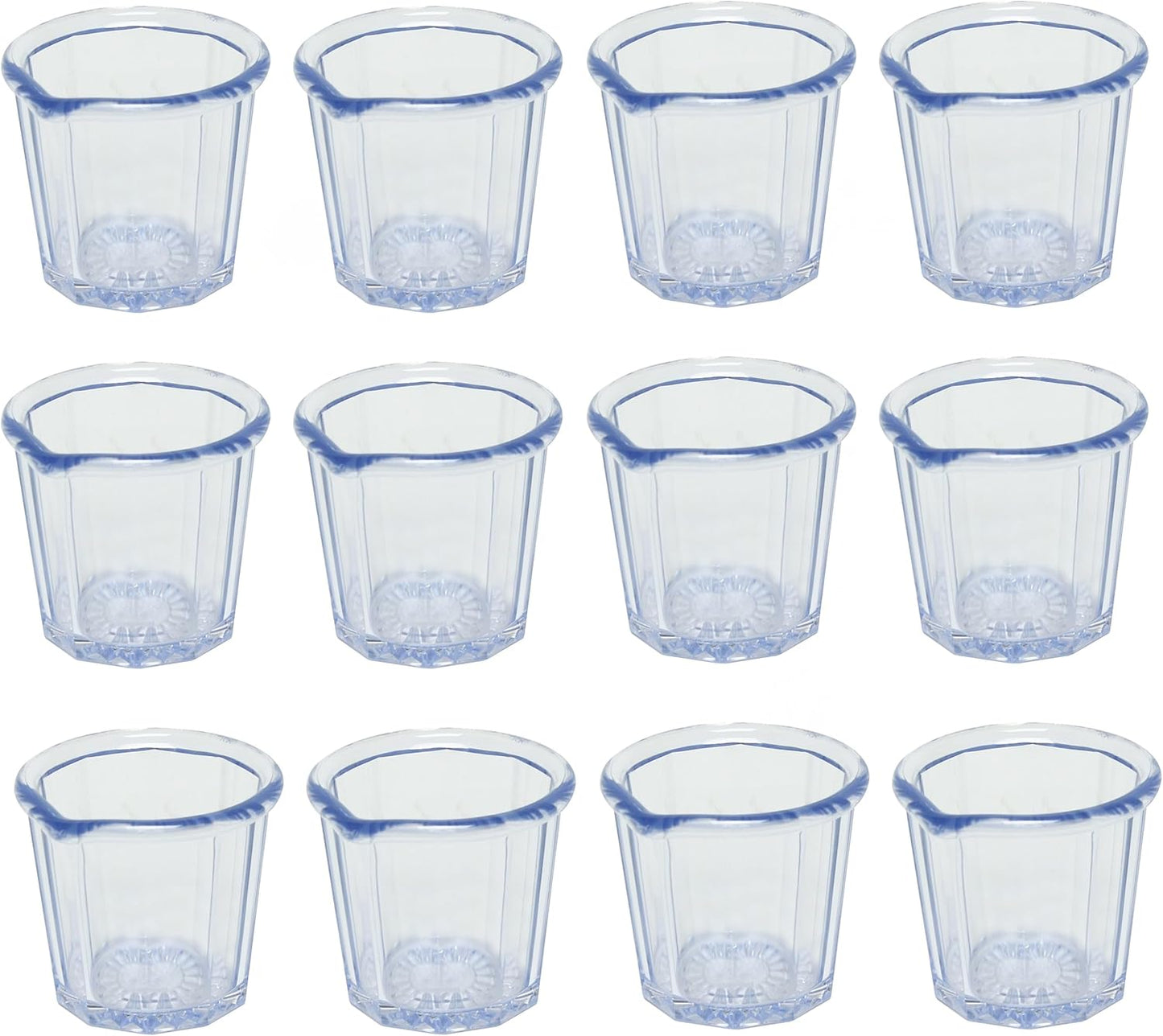 Set of 12 Syrup Pitcher 2 oz Plastic Clear Color - Syrup Dispenser Maple Syrup Honey Pancake Syrup Dispenser for Home Restaurants and Cafe