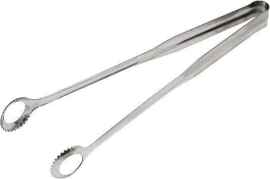 9-1/2" Stainless Steel Barbecue Tong Serrated Grip - Metal Food Tongs Strong Grip for Grabbing Food Cooking Cooking Grilling Barbecue BBQ Buffet Buffet and Turning Food
