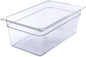 Deep Food Pan Polycarbonate - Food Storage Containers Commercial Hotel Plastic Food Pans Catering Buffets and Restaurants for Fruits Vegetables Beans Corns