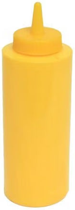 Set of 12 Squeeze Condiment Dispensing Bottles 8 oz - Plastic Squeeze Bottle For Sauces Spreads Ketchup Mustard Mayo Hot sauces and Olive oil