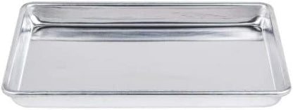 Set of 12 -  18 Gauge Aluminium Commercial Baker's 1/4 Quarter Size Sheets/Baking Trays/Pan / 9 x 13"