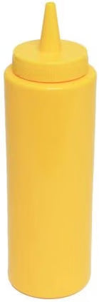 Set of 12 Squeeze Condiment Dispensing Bottles 8 oz - Plastic Squeeze Bottle For Sauces Spreads Ketchup Mustard Mayo Hot sauces and Olive oil