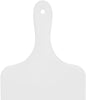 13-7/8" x 6-7/8" x 3/8" Utility Paddle Cutting Board White Plastic- Non-Skid Thick Plastic Chopping Board Cutting Boards for Meat Vegetables Dishwasher Safe Home Kitchen Restaurants