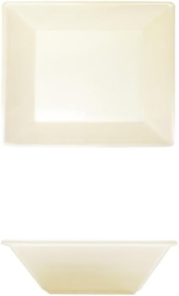 Square Bowl Passion Melamine - Dishwasher Safe Break-Resistant Serving Bowl Soup Bowl for Salads Rice Pasta Dessert Side Dishes Home Restaurants