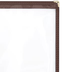 Single Restaurant Menu Covers 1 Page 2 View Set of 10- Crystal Clear Menu Covers Fits A4 Size Paper Menu Sleeve Menu Folder Menu Book Holders for Bar Cafe Restaurant