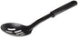 11-1/2” Slotted Spoon High-Heat Nylon & Polypropylene Handle Black Color- Kitchen Cooking Spoons Serving Spoons Heat Resistant up to 410°F Kitchen Spoons for Mixing Serving Stirring