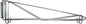 Double Shelf Support Direct Wall Bracket - Shelves Support Wire Shelf Bracket for Pantry Kitchen Home Wire Shelf Bracket Wire Storage Racks Wall Mount Shelf