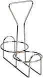 Condiment Jar Holder Iron Plated Hole Size: 3-3/8" Diameter - Condiment Rack Holder Table Caddy Tabletop Seasoning Spice Organizer for Home and Restaurant