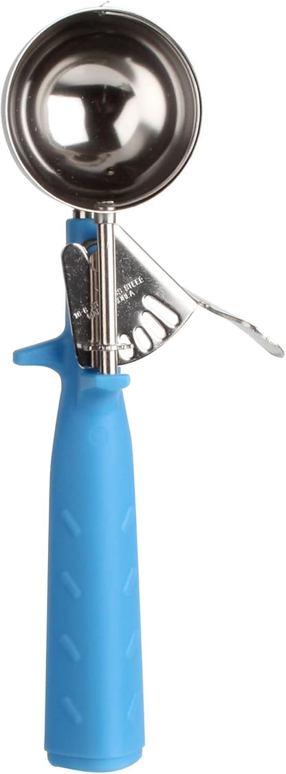 Disher Stainless Steel with Triangle Handle - Cookie Scooper for Baking Cookie Scoops For Portion Control Scoop Cupcake Batter Ice Cream Frozen Yogurt Gelatos