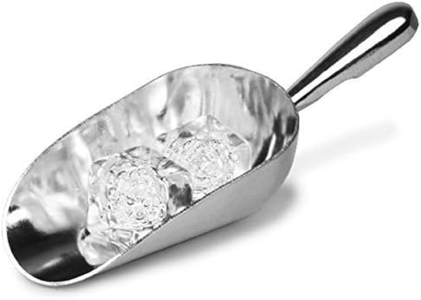 Aluminum Scoops with Contoured Handle - for Bar Ice Flour Utility Scoop Kitchen Ice Scooper for Ice Maker Popcorn Scoop Food Scoops for Bar Party Wedding