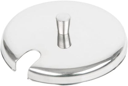 7 oz Condiment Jar Glass Body with Stainless Steel Lid- Spice Jar Condiment Container Seasoning Organizer Glass Condiment Container for Spice Salt Sugar Restaurants
