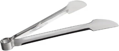 Hamburger Tong Stainless Steel- Heavy Duty Flipping Tongs Multifunctional Stainless Steel Food Tongs for Beefsteak Bread Hamburger BBQ Meats Pizza Pies Bread Fish