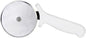 Stainless Steel Blade Pizza Cutter with White Plastic Handle- Pizza Cutter Wheel Stainless Steel Sharp Blade For Cutting Through Slice Thick or Thin Pizzas Pie Crust and Pastries