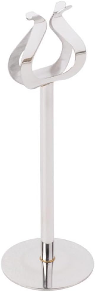 Stainless Steel Harp Style Table Sign Menu Holder with Heavy Base Set of 12- Table Number Holder Display Table Card Holders Stand for Centerpieces Wedding Reception Party Birthday