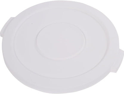 Round Trash Can Lid only Height White Color- Wastebasket Garbage Bin Lid Recycling Bin Cover Kitchen Bathroom Bedroom Office Trash Can