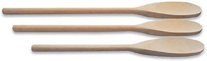 Classic Wooden Cooking Spoon Utensils Birchwood - Wooden Spoon Sets Wood Spoon Nonstick Utensil Comfort Grip Wood Spoons for Mixing Stirring Cooking