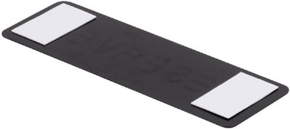 9" x 3" Reserved Sign with Easy Peel Self-Adhesive White on Black Color Set of 2- Door Sign Waterproof Self Adhesive Store Signs Indoor/Outdoor Warning Marker Home Business Use