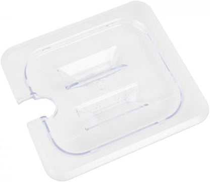 Solid Polycarbonate Food Pan Lid - Food Storage Container Cover Restaurant Commercial Hotel Pans Cover for Food Prep Fruits Vegetables Beans Corns