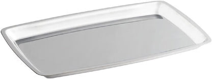 11" x 7-1/5" Rectangular Stainless Steel Sizzling Platter - Sizzler Platter Serving Platter Large Sizzling Platter Serving Tray Perfect for Meats Steak Fish And Vegetables