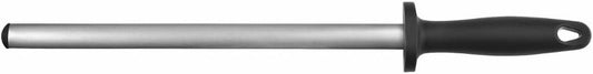 Diamond Steel Sharpener with Black Handle- Knife Sharpener Rod Sharpening Rod Kitchen Knives Sharpener for Home Kitchen Restaurant Hunting