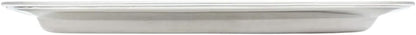22” Stainless Steel Oval Serving Platter - Heavy Duty Metal Serving Tray Serving Platters for Appetizer Snack Fruit Cake Server Party Food Display Tray Serving Dishes for Entertaining