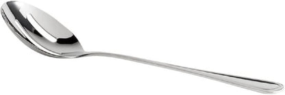 Luxor Spoon Stainless Steel Set of 2- Serving Utensils Spoon Flatware Basting Serving Cutlery Kitchen Tableware Buffet Serving Utensils for Home Kitchen and Restaurant