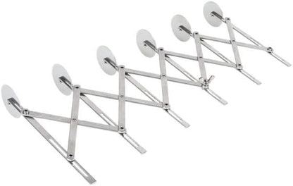 Stainless Steel Adjustable Dough Divider - Pastry Cutter Bakeware Stainless Pizza Slicer Round Dough Cutter Roller Cookie Pastry Knife Divider