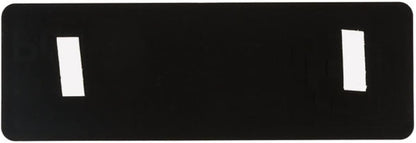 9" x 3" Pull Sign with Easy Peel Self-Adhesive White on Black Color Set of 2- Door Sign Waterproof Self Adhesive Store Signs Indoor/Outdoor Warning Marker Home Business Use
